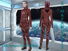 Sims 4 — Jumpsuit for a biorobot by SimaFans — This comfortable jumpsuit was specifically designed for the biorobots in