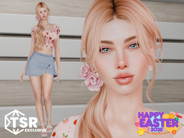 Sims 4 — Lily Everhart by SimnessZ1 — Lily Everhart -Female Sim for Spring-Easter season! If you want to have the sim