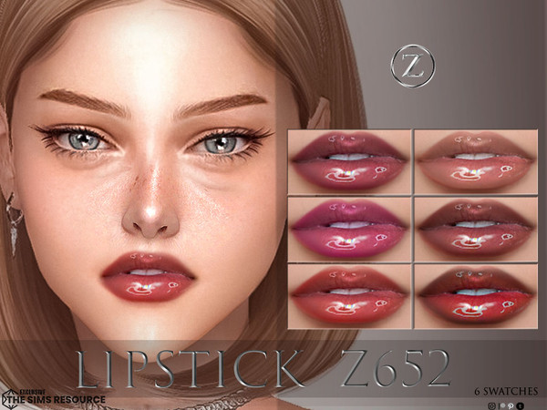 Sims 4 — LIPSTICK Z652 by ZENX — Base Game