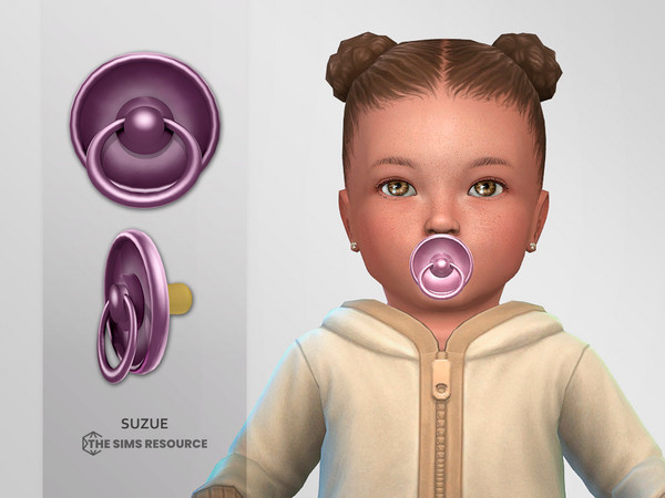 Sims 4 — Lulu Pacifier Infant by Suzue — New Mesh (Suzue)