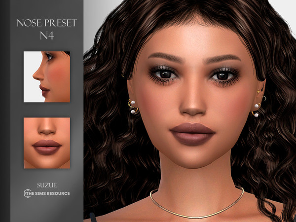 Sims 4 — Nose Preset N4 by Suzue — New Preset (Suzue)
