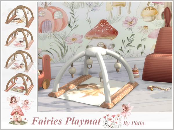 Sims 4 — Philo_Fairies Baby Playmat by philo — This set includes:
