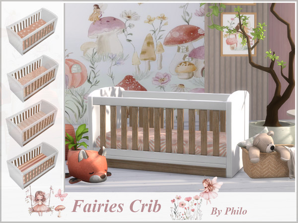 Sims 4 — Philo_Fairies Crib by philo — This set includes: