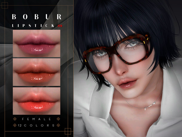Sims 4 — Plumping Lip Gloss by Bobur2 — Lip gloss with juicy volume for female 12 colors I hope you like it