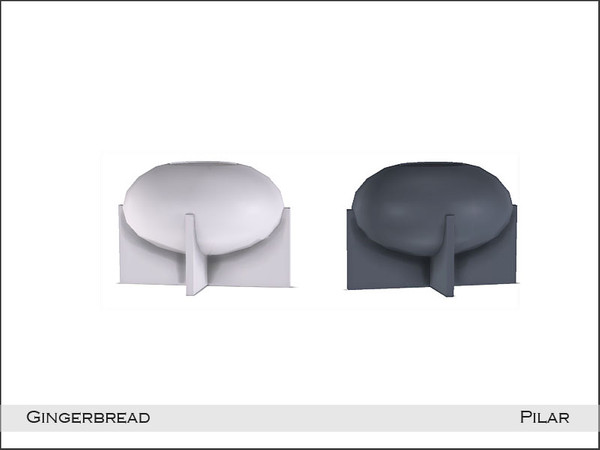 Sims 4 — Pilar Gingerbread Vase4 by Pilar — Dare with a different decoration and mix different materials.