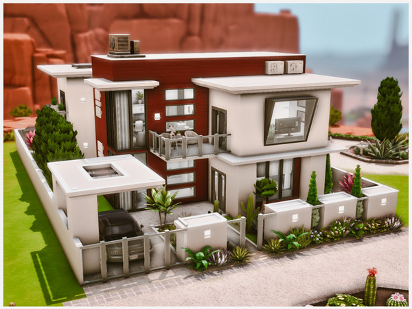 Sims 4 — MM. Modern House 76 by Merin_Martini — My Sims 4 lots some are inspired random pictures that I found on the
