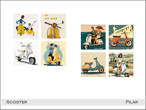 Sims 4 — Pilar Scooter 4Paintings by Pilar — A cozy retro style corner