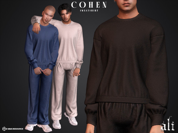 Sims 4 — COHEN sweatshirt by ali1 — Sweatshirt