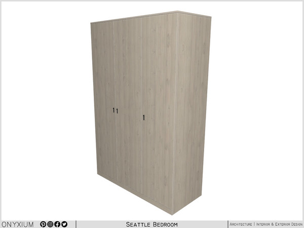 Sims 4 — Seattle Wardrobe by Onyxium — Onyxium@TSR Design Workshop Bedroom Collection - Belong To The 2025 Year