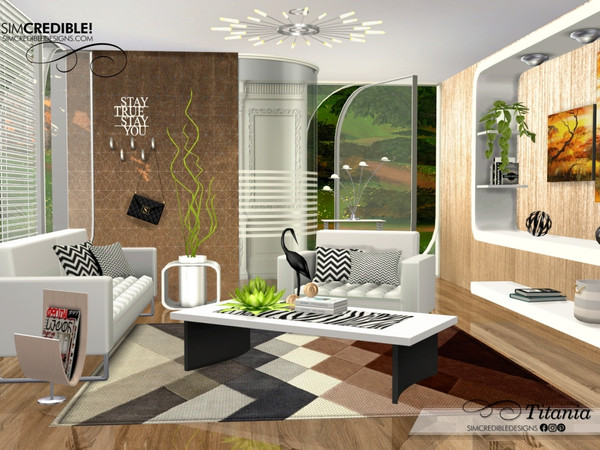 Sims 4 — Titania Painting by SIMcredible! — This set was originally created years ago, using by inspiration a magazine