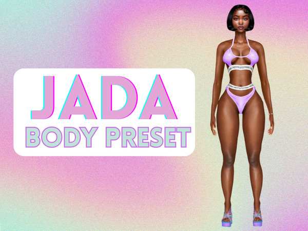 Sims 4 — Jada Body Preset by SIMSUALCC — Teen-Elder