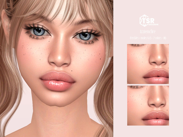 Sims 4 — IMF Freckles + Moles N.13 by IzzieMcFire — - Stand alone item with thumbnail