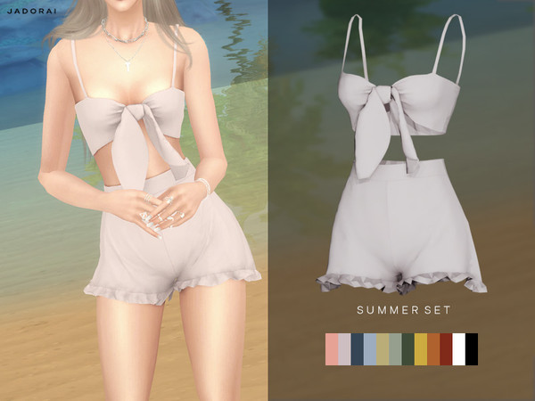 Sims 4 — jadorai - Summer Outfit by jadorai — New Mesh