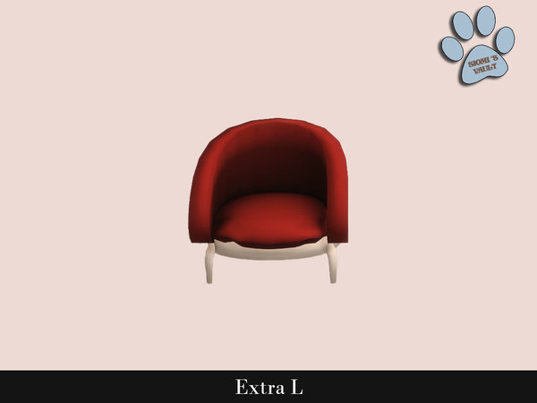 Sims 4 — Extra L - Seat by siomisvault — Extra L Set is a modern style for all kind of rooms! I hope you like it you will