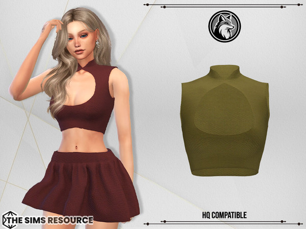 Sims 4 — Tanya Set Top by ForLima — 6 Colors