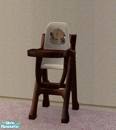 Sims 2 — Faerytale Nursery - Highchair by Riverwillows — Cute nursery based on classic faerytale themes. Meshes are by