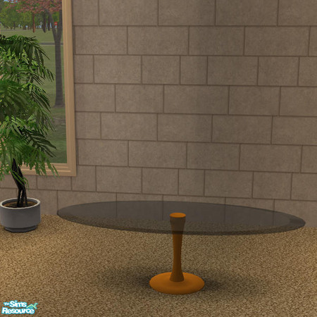 Sims 2 — Long Glass Coffee Table Orange - #339563 by DOT — LongGlass Coffee Table Orange Living Glass Part 3 Long Coffee