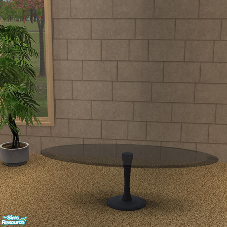Sims 2 — Long Glass Coffee Table Blue Bump - #339563 by DOT — LongGlass Coffee Table BlueBump Living Glass Part 3 Long