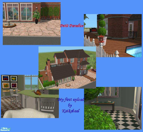 Sims 2 — Petit Paradise by Katkabaal — Just a small paradise for the fortunate to withdraw in