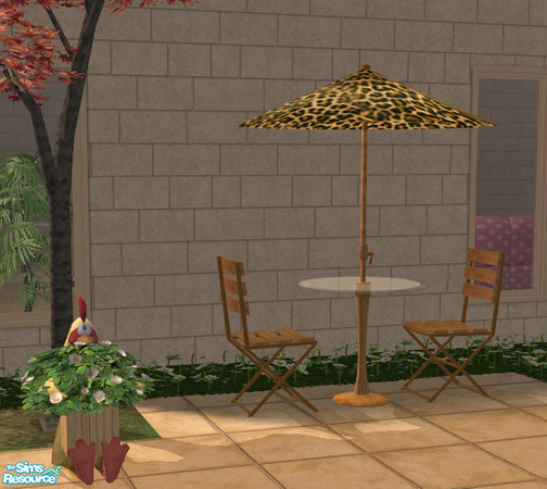 Sims 2 — Glass Top Patio Table White Glass - #339488 by DOT — Glass Top Patio Table White Glass Patio Glass Part 2