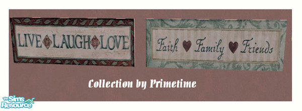 Sims 2 — Primetime's Cantankerous Sayings by Primetime024 — These 2 paintings can be found on Cantankerous Splatters in