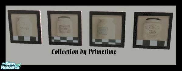 Sims 2 — Primetime's AStroke Cafe Cannisters by Primetime024 — This set is being released as individual prints. They can