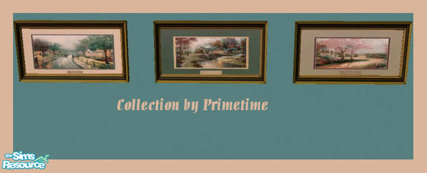 Sims 2 — Primetime's Oil Fantasy Scenes by Primetime024 — This set contains 3 prints that can be found under Oil Fantasy