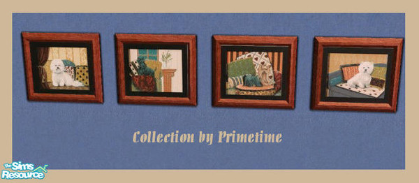 Sims 2 — Primetime's  TMOF Doggie Darlings by Primetime024 — I am releasing these prints again on The Meaning of Fruit