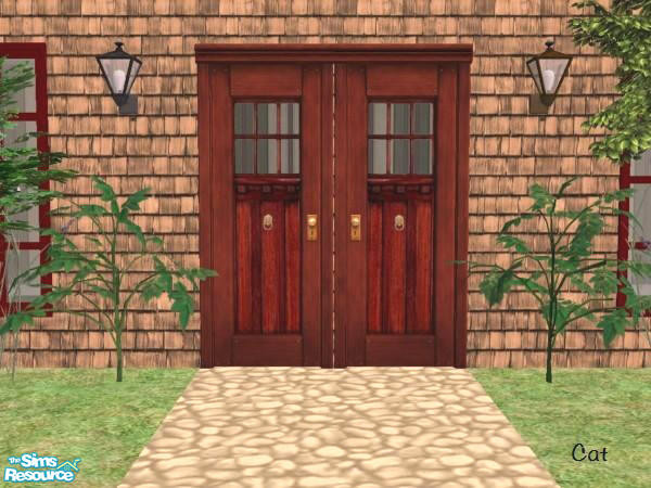 Sims 2 — Beveled Door w Panel by cat3cm — by cat