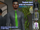 Sims 4 — Formal office tucked shirt with tie recolors by Edward59 — 110 swatches