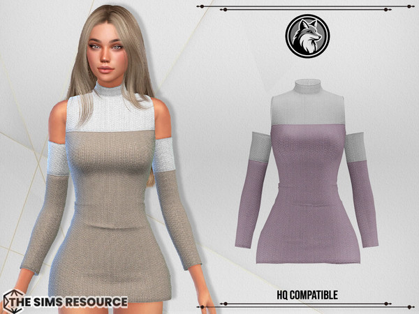 Sims 4 — Clara Dress by ForLima — 10 Colors
