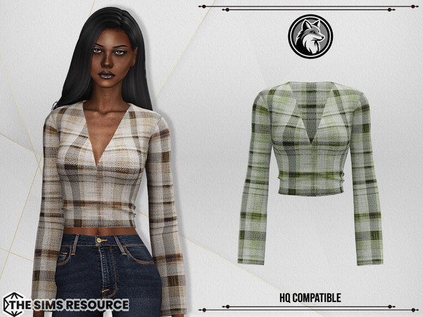 Sims 4 — Teressa Top by ForLima — 6 Colors