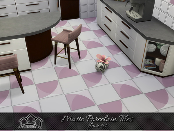 Sims 4 — Matte Pocelain Tiles floor 1 by Emerald — Matte porcelain tile is an inspiring design with soft shade made for
