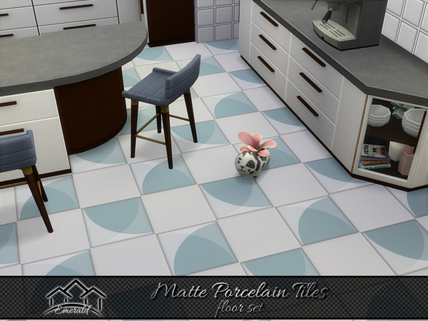 Sims 4 — Matte Pocelain Tiles floor 2 by Emerald — Matte porcelain tile is an inspiring design with soft shade made for