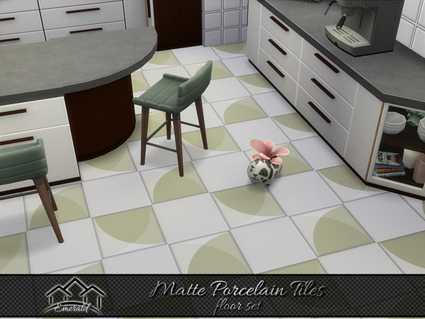 Sims 4 — Matte Pocelain Tiles floor 3 by Emerald — Matte porcelain tile is an inspiring design with soft shade made for