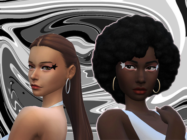 Sims 4 — Starry eyeliner by amityvill — my first creation