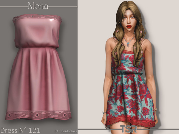 Sims 4 — SL_Dress_121 by Mona — -New mesh-