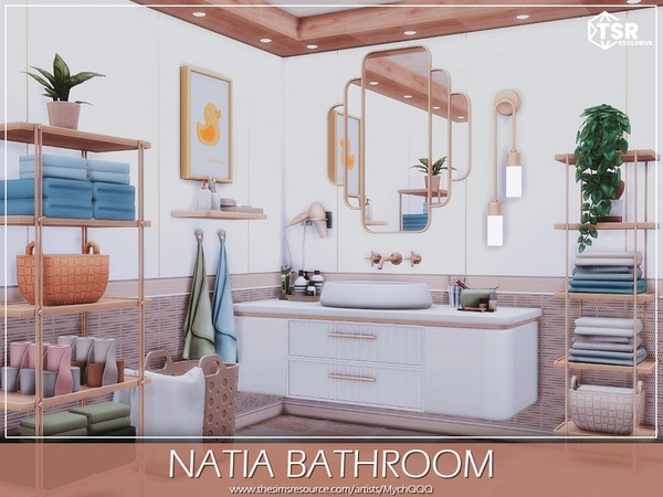 Sims 4 — Natia Bathroom by MychQQQ — Value: $ 6,468