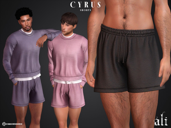 Sims 4 — CYRUS shorts by ali1 — Shorts