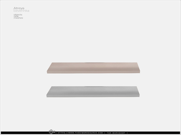 Sims 4 — Atreya - glass display by Severinka_ — A set of furniture and decor for decorating a TV zone or living room.