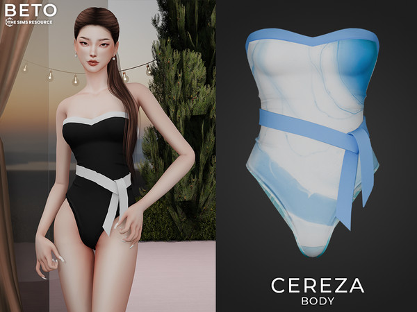 Sims 4 — Cereza (Body) by Beto_ae0 — Feminine and minimalist swimsuit, enjoy it