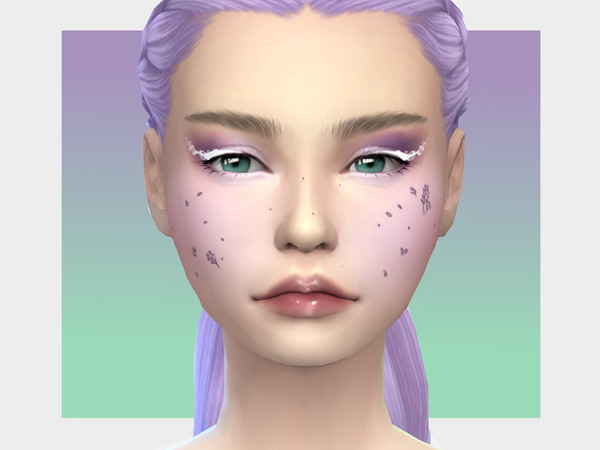 Sims 4 — Sweet Lilac Birthmarks by Sagittariah — base game compatible, 4 swatches, properly tagged, enabled for all
