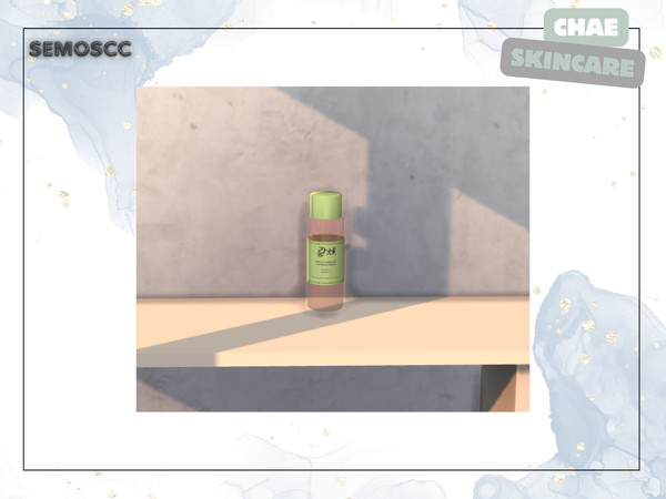 Sims 4 — [SCC] Chae Moist-acid Toner by semoscc — A complete skincare set with mirror :)