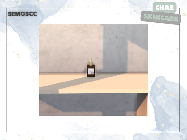 Sims 4 — [SCC] Chae Night Serum by semoscc — A complete skincare set with mirror :)