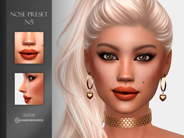 Sims 4 — Nose Preset N5 by Suzue — New Preset (Suzue)