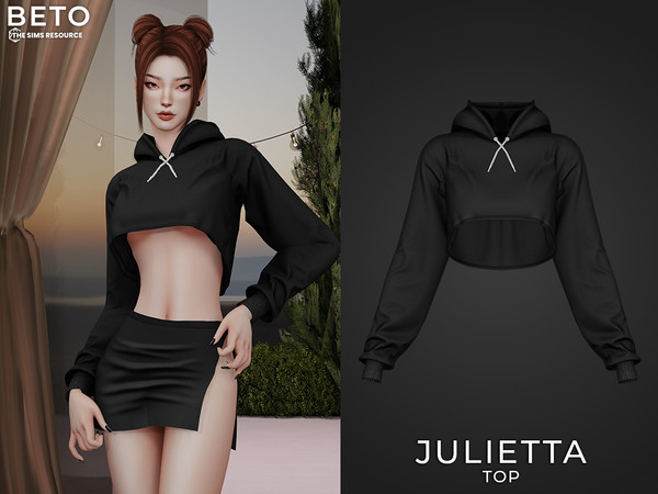Sims 4 — Julietta (Top) by Beto_ae0 — Youthful female attire, enjoy it