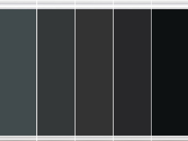 Sims 4 — Plain Wall Series - Beautiful Blacks by MDE — Plain wall paints of beautiful black shades with upper border. 5