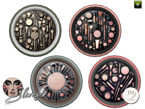 Sims 4 — Glivasio wall paintings1 by jomsims — Transform your Sims' routine with the Glivasio set.