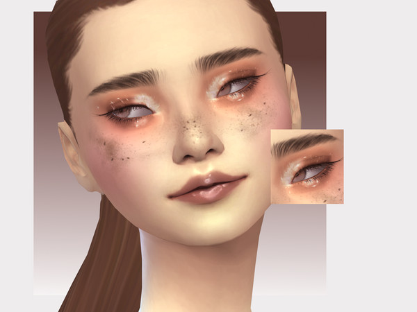 Sims 4 — Cappuccino Vanilia Eyeshadow by Sagittariah — base game compatible, 10 swatches, properly tagged, enabled for