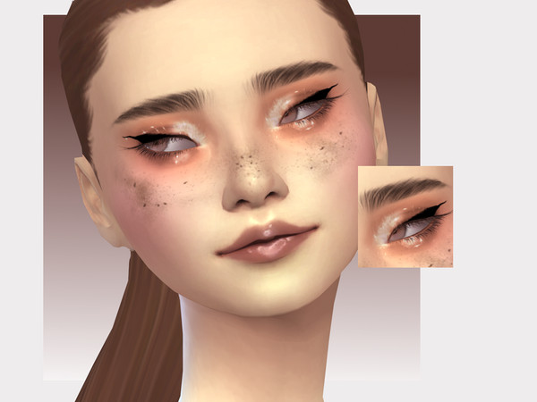 Sims 4 — Cappuccino Vanilia Eyeliner by Sagittariah — base game compatible, 5 swatches, properly tagged, enabled for all